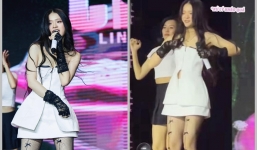 Gặp sự cố trang phục vì mặc đầm hở, hot girl Linh Ka phản ứng thế nào mà được khen