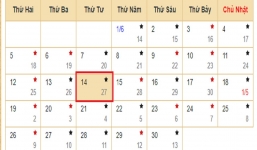 Xem lịch âm hôm nay 14/06 - Tra cứu âm lịch hôm nay ngày 27/4/2023 là ngày tốt hay xấu? Lịch vạn niên 14/6/2023