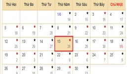 Xem lịch âm hôm nay 15/06 - Tra cứu âm lịch hôm nay ngày 28/4/2023 là ngày tốt hay xấu? Lịch vạn niên 15/6/2023