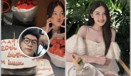 Danh tính cô gái được HIEUTHUHAI gọi là 'em yêu', tặng hoa và bánh chúc mừng sinh nhật