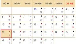 Xem lịch âm hôm nay 19/06 - Tra cứu âm lịch hôm nay ngày 2/5/2023 là ngày tốt hay xấu? Lịch vạn niên 19/6/2023