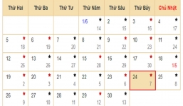 Xem lịch âm hôm nay 24/06 - Tra cứu âm lịch hôm nay ngày 7/5/2023 là ngày tốt hay xấu? Lịch vạn niên 24/6/2023