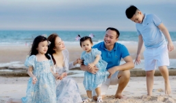 Vy Oanh lần đầu lộ diện cùng chồng con, nói rõ lý do 'biến mất' khỏi MXH gần 3 tháng