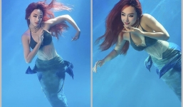 Angela Phương Trinh hóa nàng tiên cá, khoe vòng eo siêu thực nhưng cánh tay cơ bắp mới là điểm chú ý