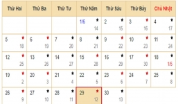 Xem lịch âm hôm nay 29/06 - Tra cứu âm lịch hôm nay ngày 12/5/2023 là ngày tốt hay xấu? Lịch vạn niên 29/6/2023