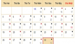 Xem lịch âm hôm nay 30/06 - Tra cứu âm lịch hôm nay ngày 13/5/2023 là ngày tốt hay xấu? Lịch vạn niên 30/6/2023