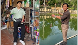 Hậu trường phim 'Gia đình mình vui bất thình lình': Thanh Sơn bán hàng tạp hóa, Doãn Quốc Đam đi câu cá