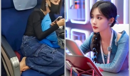 'Hoàng Dung' đẹp nhất màn ảnh gây tranh cãi vì hành động kém sang trên máy bay