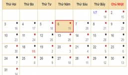 Xem lịch âm hôm nay 6/7 - Tra cứu âm lịch hôm nay ngày 6/7/2023 là ngày tốt hay xấu? Lịch vạn niên 6/7/2023
