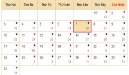 Xem lịch âm hôm nay 7/7 - Tra cứu âm lịch hôm nay ngày 7/7/2023 là ngày tốt hay xấu? Lịch vạn niên 7/7/2023