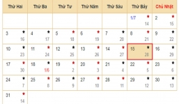 Xem lịch âm hôm nay 15/7 - Tra cứu âm lịch hôm nay ngày 15/7/2023 là ngày tốt hay xấu? Lịch vạn niên 15/7/2023
