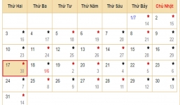 Xem lịch âm hôm nay 17/7 - Tra cứu âm lịch hôm nay ngày 17/7/2023 là ngày tốt hay xấu? Lịch vạn niên 17/7/2023