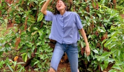 H'Hen Niê mặc quần ống thấp ống cao đi lên rẫy, tiết lộ thói quen khó bỏ dù là người nổi tiếng