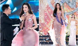 Thực hư chuyện Tân Hoa hậu Ý Nhi diện váy xuyên thấu, lộ nội y trong đêm chung kết
