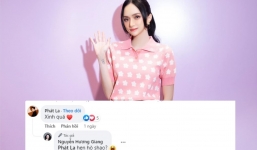 Được 'tình tin đồn' Thiên Ân khen xinh, Hoa hậu Hương Giang bèn hỏi câu 'ngượng chín mặt'