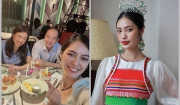 Hoa hậu Nông Thúy Hằng lần đầu khoe bố mẹ ruột, nói gì về việc hai lần bỏ lỡ Miss Earth?