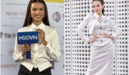 Hai chân dài quen mặt của Next Top Model thi Hoa hậu Hoàn vũ Việt Nam 2023