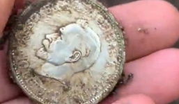 Thợ săn kho báu tìm thấy 32 đồng tiền xu của Đức Quốc xã được giấu ở địa điểm bí ẩn