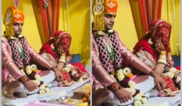 Thấy cô dâu ngủ gật trong lễ cưới, chú rể phản ứng thế nào mà nhận được cơn mưa lời khen