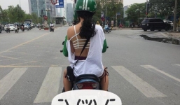 Thiếu nữ bị chỉ trích dữ dội vì ăn mặc phản cảm trên đường