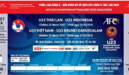 VFF chính thức công bố giá vé vòng loại U23 Châu Á 2020