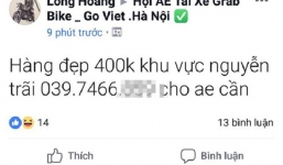 Nữ sinh bị tài xế xe ôm công nghệ rao số trên Facebook với nội dung 'Hàng đẹp 400k ...'