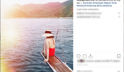 Tăng Thanh Hà gây xốn xang khi diện bikini khoe vai trần gợi cảm