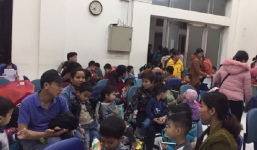 Hơn 1200 trẻ Bắc Ninh lên Hà Nội xét nghiệm sán lợn