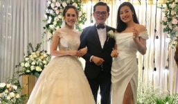 NSND Trung Hiếu tiếp tục tổ chức đám cưới với vợ kém 19 tuổi ở Thái Bình