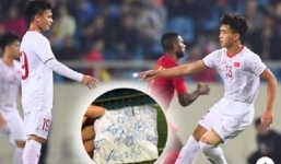 Mảnh giấy 'định mệnh' mà thầy Park đưa Quang Hải đã giúp U23 Việt Nam giành chiến thắng