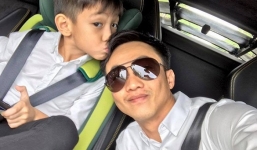 Cường Đô La lần đầu tiên làm điều này với con trai Subeo sau đám hỏi với Đàm Thu Trang