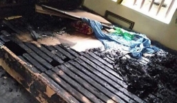 Người mẹ bị con gái chốt cửa, phóng hỏa đốt nhà ở Hà Nam đã tử vong