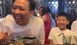 Trấn Thành 'cười ngất' trước màn đối đáp dí dỏm của con trai Hồ Ngọc Hà