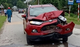 Thiếu úy công an lái xe đâm chết người ở Thanh Hóa bị tạm định chỉ công tác