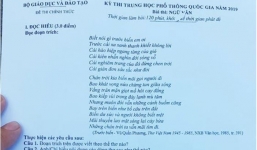 Đề thi Ngữ văn THPT quốc gia 2019: Thí sinh dễ thở, giáo viên 'chê' chưa đủ mở