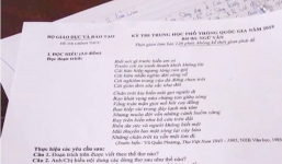 Phú Thọ xác minh vụ thí sinh dùng điện thoại chụp đề thi Ngữ Văn đăng lên mạng xã hội 