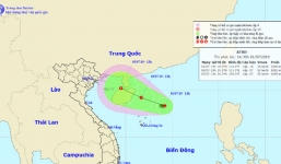 Thông tin mới nhất về áp thấp nhiệt đới trên khu vực Vịnh Bắc Bộ