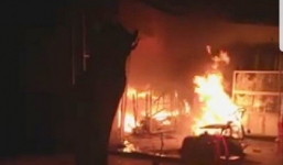 Người phụ nữ đơn thân bị kẻ lạ mặt ném 'bom xăng' vào nhà