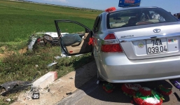 Xe rước dâu ở Quảng Trị gặp nạn, cô dâu và chú rể phải nhập viện cấp cứu