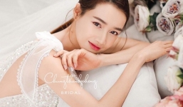 Vắng Trường Giang, Nhã Phương tung clip mặc váy cưới khiến fan trầm trồ