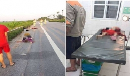 Xe máy gặp nạn ở Hà Nội, 3 người trong một gia đình tử vong