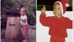 Lộ ảnh thời thơ ấu của người yêu Hồ Ngọc Hà, bất ngờ với nhan sắc