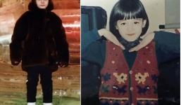 Lộ loạt ảnh thủa thơ ấu của Địch Lệ Nhiệt Ba, nhan sắc gây bất ngờ