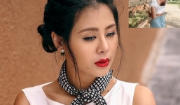 Nam Thư bị chỉ trích gay gắt sự cố trang phục khi đến nhà thờ Tổ của Hoài Linh