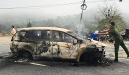 Thông tin mới nhất vụ 2 người tử vong trong ôtô bốc cháy ở Quảng Nam