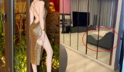 Mải khoe biệt thự triệu đô, Ngọc Trinh vô tình để lộ 'ghế cầu trượt' trong phòng ngủ