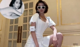 Vừa mở cửa phòng ngủ, Ngọc Trinh vô tình để lộ ảnh khỏa thân bên trong