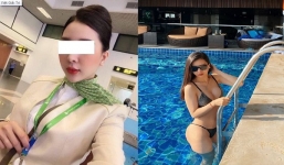 Cận nhan sắc nữ tiếp viên hàng không bị đồn lộ clip nhạy cảm