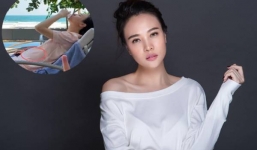 Bị chụp lén, vợ của tình cũ Hồ Ngọc Hà bất ngờ lộ vòng 2 to bất thường