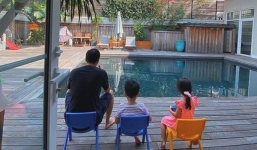 Tăng Thanh Hà khoe cuộc sống bên ông xã đại gia cùng 2 nhóc tỳ trong biệt thự triệu đô